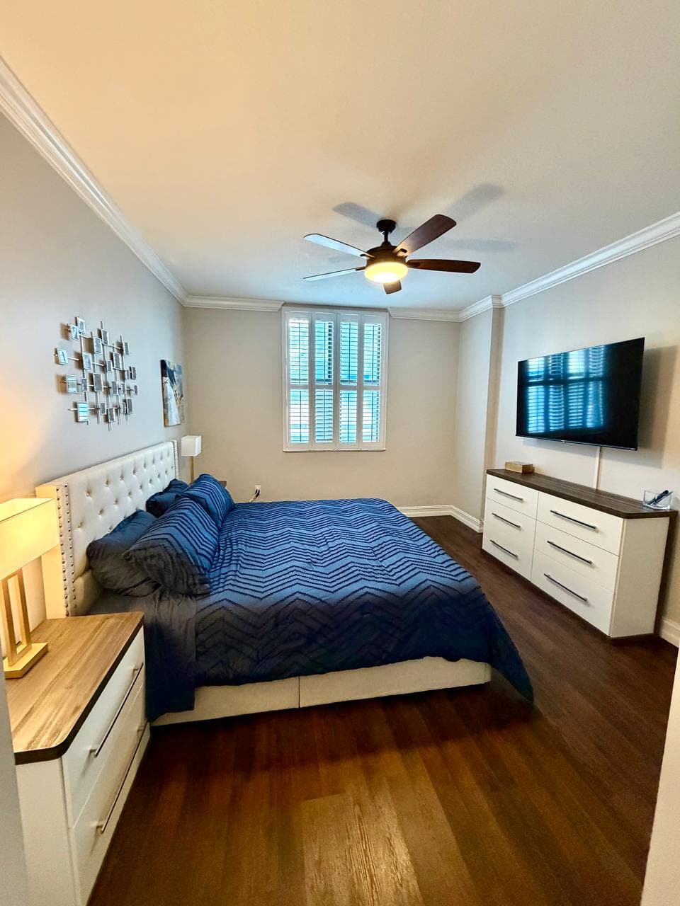 Master bedroom with sitting area